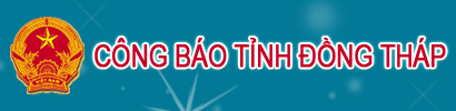 Công báo tỉnh Đồng Tháp