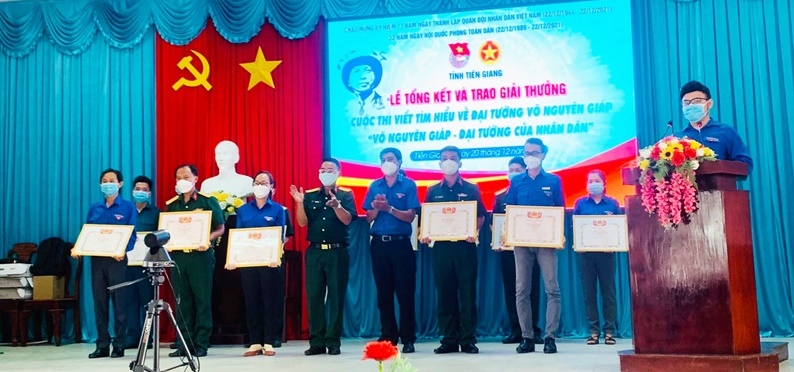 Đoàn trường Đại học Tiền Giang đạt giải nhất cuộc thi viết tìm hiểu về Đại tướng Võ Nguyên Giáp