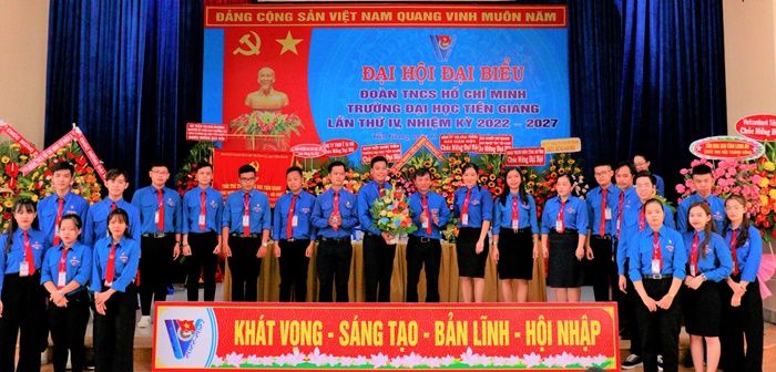 Đại hội Đại biểu Đoàn TNCS Hồ Chí Minh Trường Đại học Tiền Giang lần thứ IV, nhiệm kỳ 2022 – 2027: đồng chí Nguyễn Minh Quân đắc cử Bí thư Đoàn trường