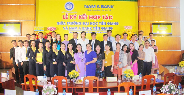 Trường Đại học Tiền Giang ký kết biên bản ghi nhớ hợp tác với Ngân hàng TMCP Nam Á