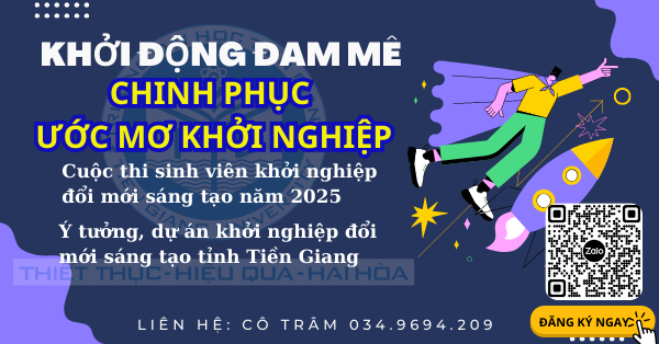 Trường Đại học Tiền Giang phát động cuộc thi “Sinh viên khởi nghiệp đổi mới sáng tạo” năm 2025