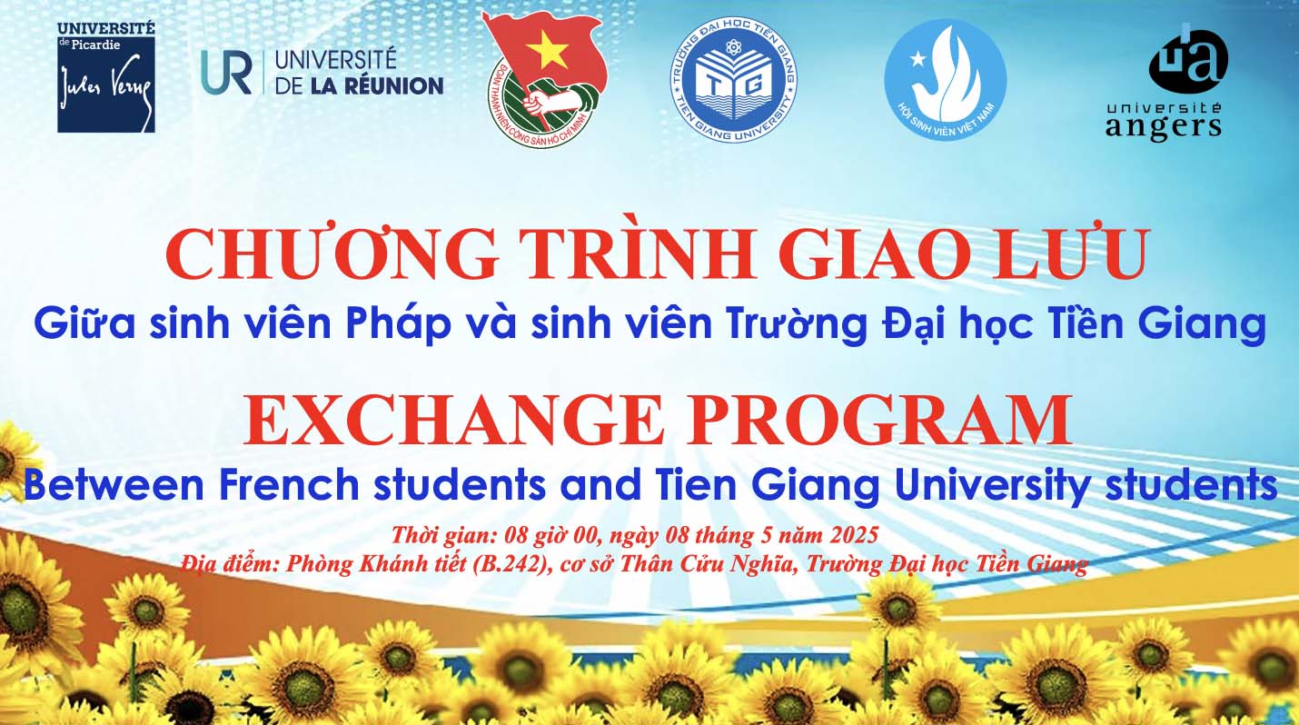 Chương trình giao lưu giữa sinh viên Pháp và sinh viên Trường Đại học Tiền Giang