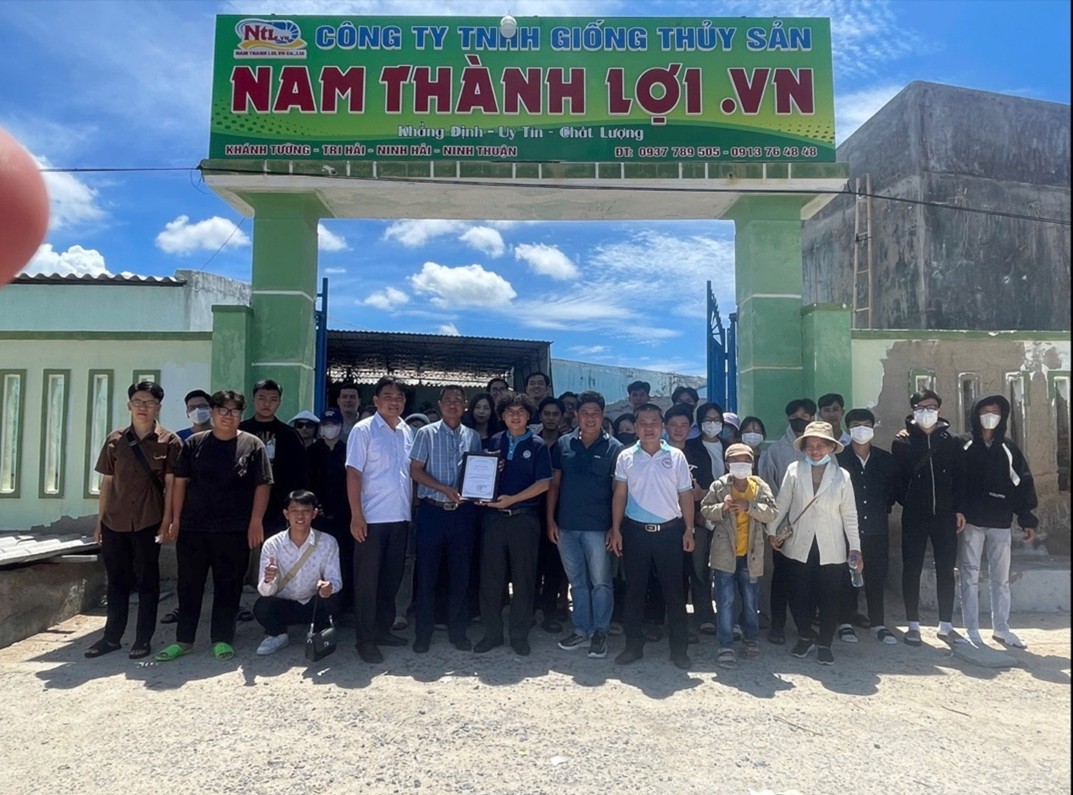 Sinh viên ngành Thủy sản kiến tập tại doanh nghiệp: Học từ thực tiễn ...