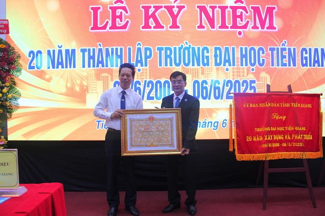 Trường Đại học Tiền Giang long trọng tổ chức Lễ kỷ niệm 20 năm thành lập (2005 – 2025)