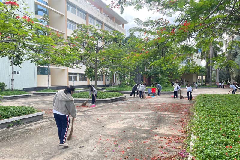 Sôi nổi ngày chủ nhật xanh 22/6/2025 tại Trường Đại học Tiền Giang 