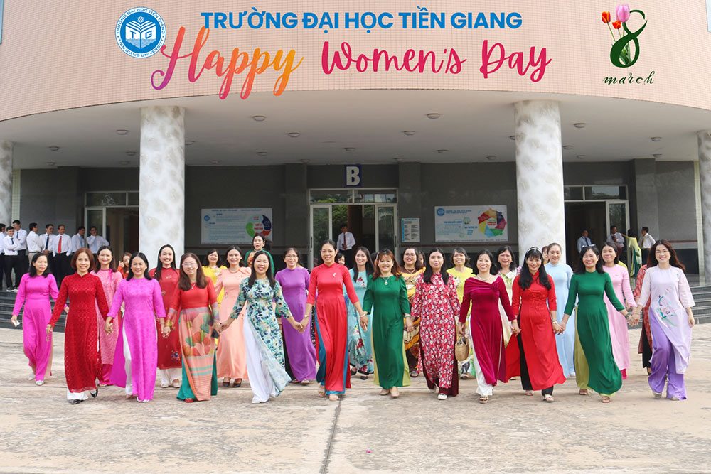 Chào mừng Ngày Quốc tế Phụ nữ 8/3: Tôn vinh vẻ đẹp và đóng góp của phụ nữ Trường Đại học Tiền Giang
