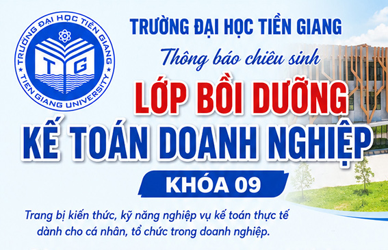 Thông báo chiêu sinh lớp Kế toán doanh nghiệp Khóa 9