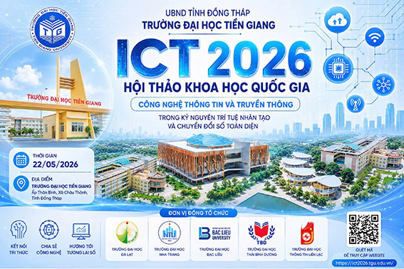 Hội thảo Khoa học Quốc gia ICT 2026 khai mạc vào sáng thứ 6, ngày 22/5/2026