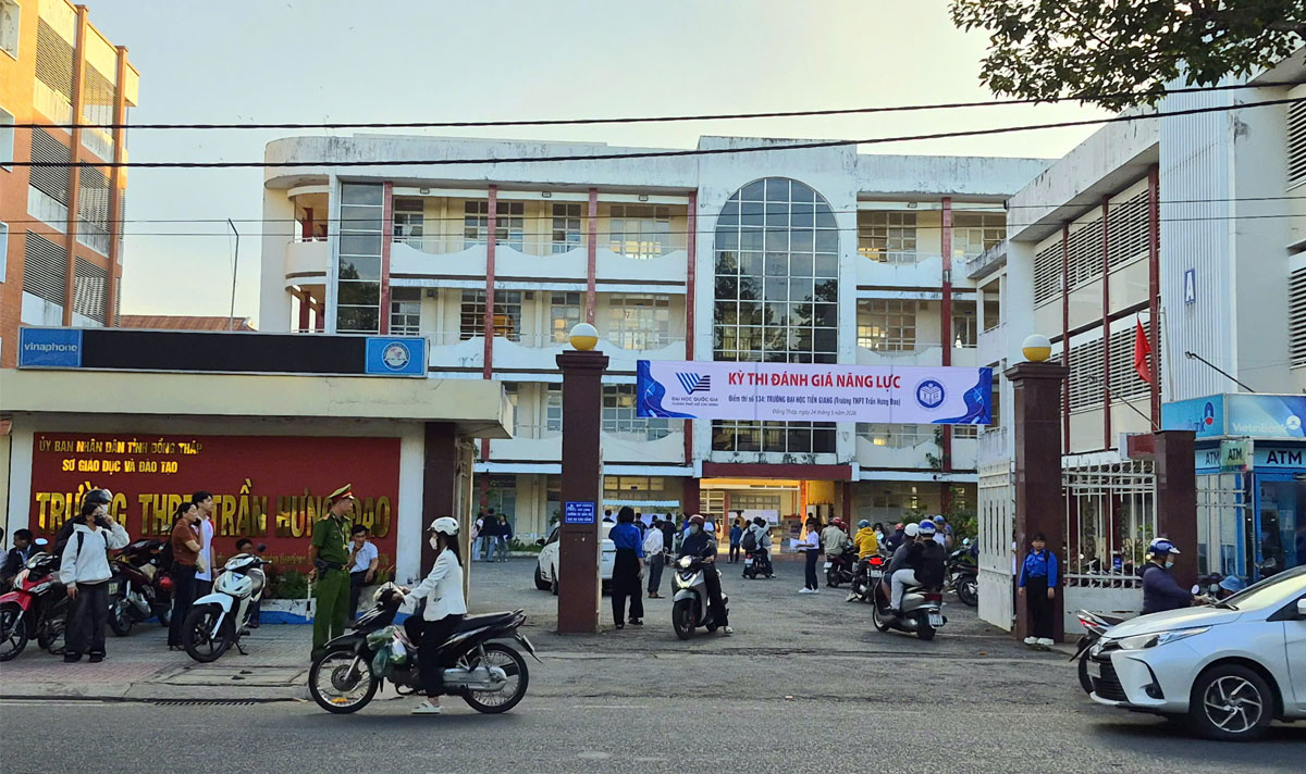 4.737/4.800 thí sinh dự thi đánh giá năng lực đợt 2 tại các điểm thi của Trường Đại Học Tiền Giang