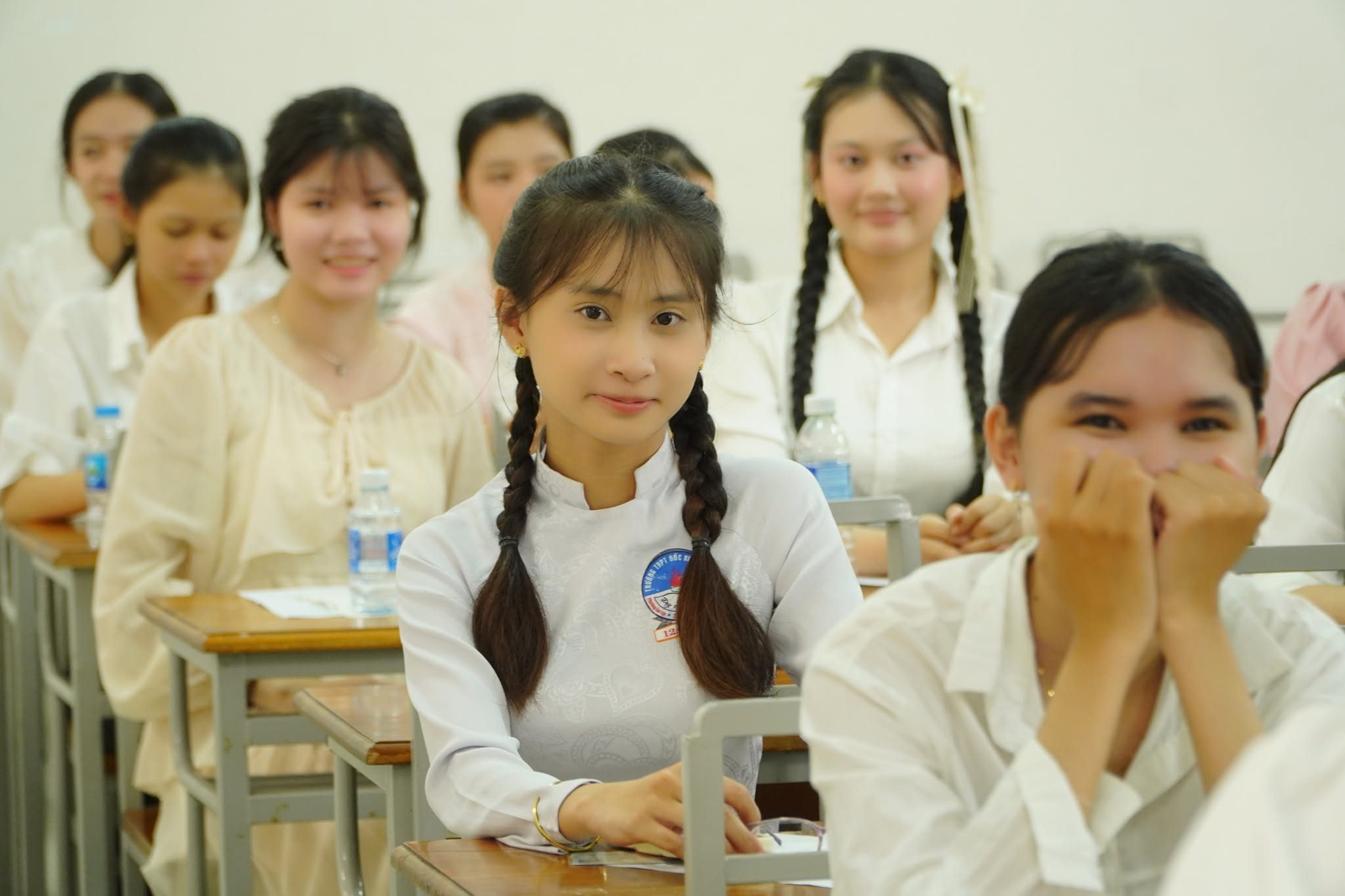Thí sinh tự tin tham gia kỳ thi năng khiếu ngành Giáo dục Mầm non tại Trường Đại học Tiền Giang năm 2026