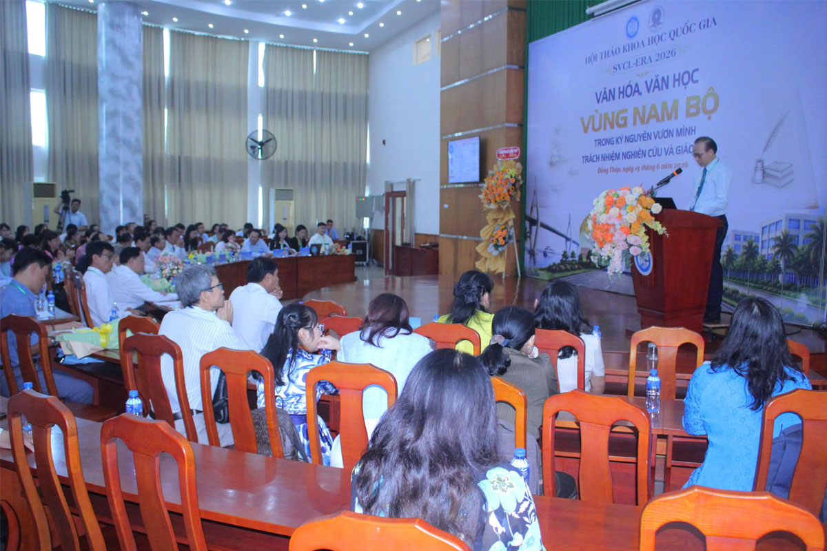 Trường Đại học Tiền Giang tổ chức Hội thảo khoa học quốc gia SVCL-ERA 2026: Phát huy giá trị văn hóa, văn học Nam Bộ trong kỷ nguyên vươn mình