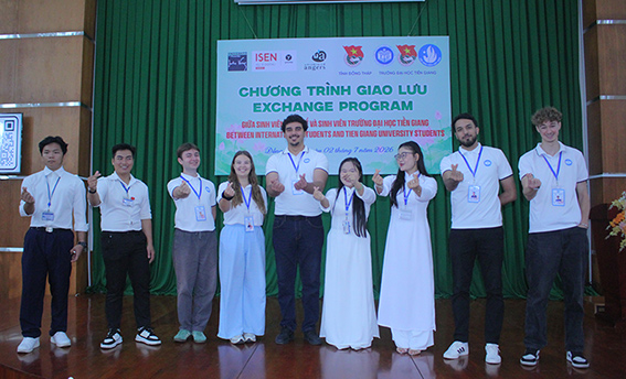 Sôi nổi chương trình giao lưu giữa sinh viên Pháp và sinh viên Trường Đại học Tiền Giang