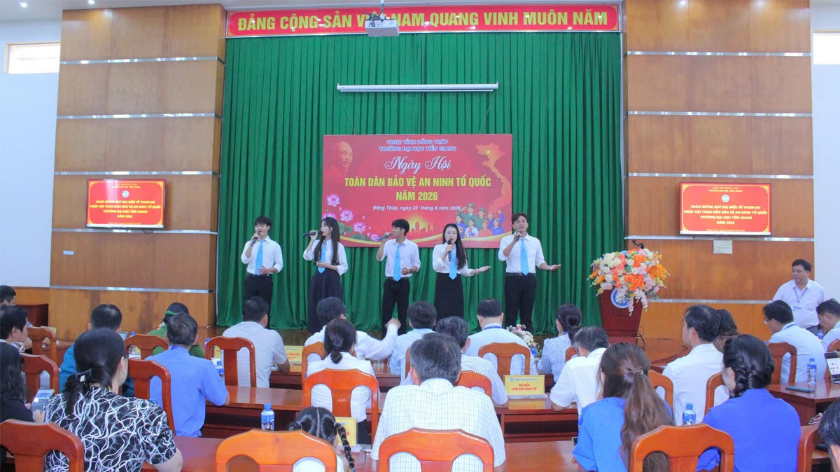 Trường Đại học Tiền Giang lan tỏa phong trào toàn dân bảo vệ an ninh tổ quốc, xây dựng môi trường giáo dục an toàn