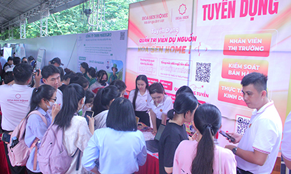 Hơn 700 sinh viên, người lao động tham dự Ngày hội việc làm năm 2026 tại Trường Đại học Tiền Giang