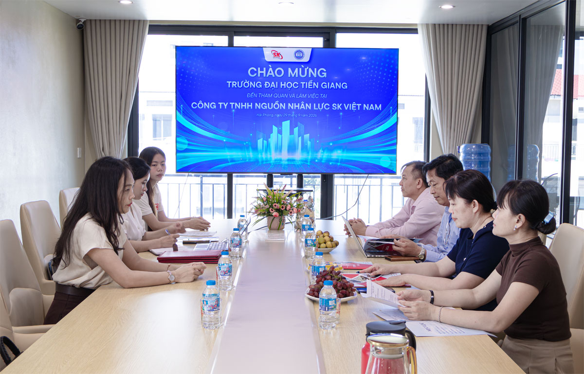Trường Đại học Tiền Giang kết nối doanh nghiệp, mở rộng cơ hội thực tập và việc làm cho sinh viên