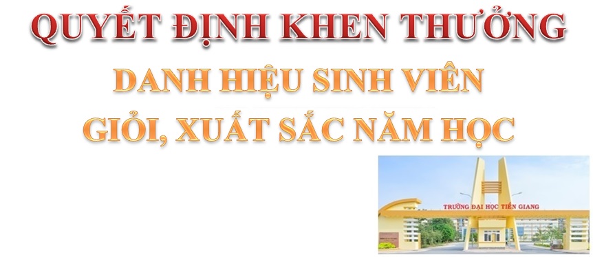 QĐ khen thưởng sinh viên đạt danh hiệu Sinh viên Giỏi, Xuất sắc năm học 2021-2022