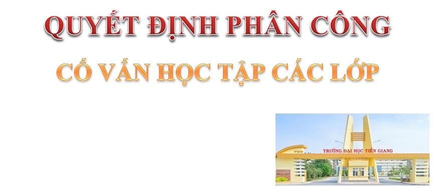 Quyết định về việc phân công cố vấn học tập