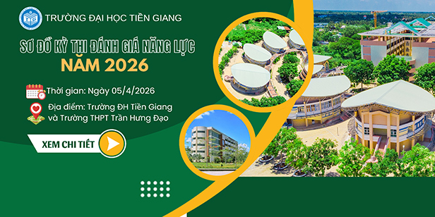Sơ đồ phòng thi kỳ thi Đánh giá năng lực của ĐHQG-HCM tại Trường Đại học Tiền Giang