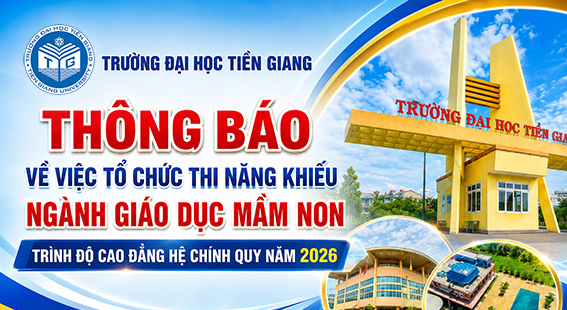 Thông báo v/v tổ chức thi năng khiếu ngành Giáo dục Mầm non năm 2026